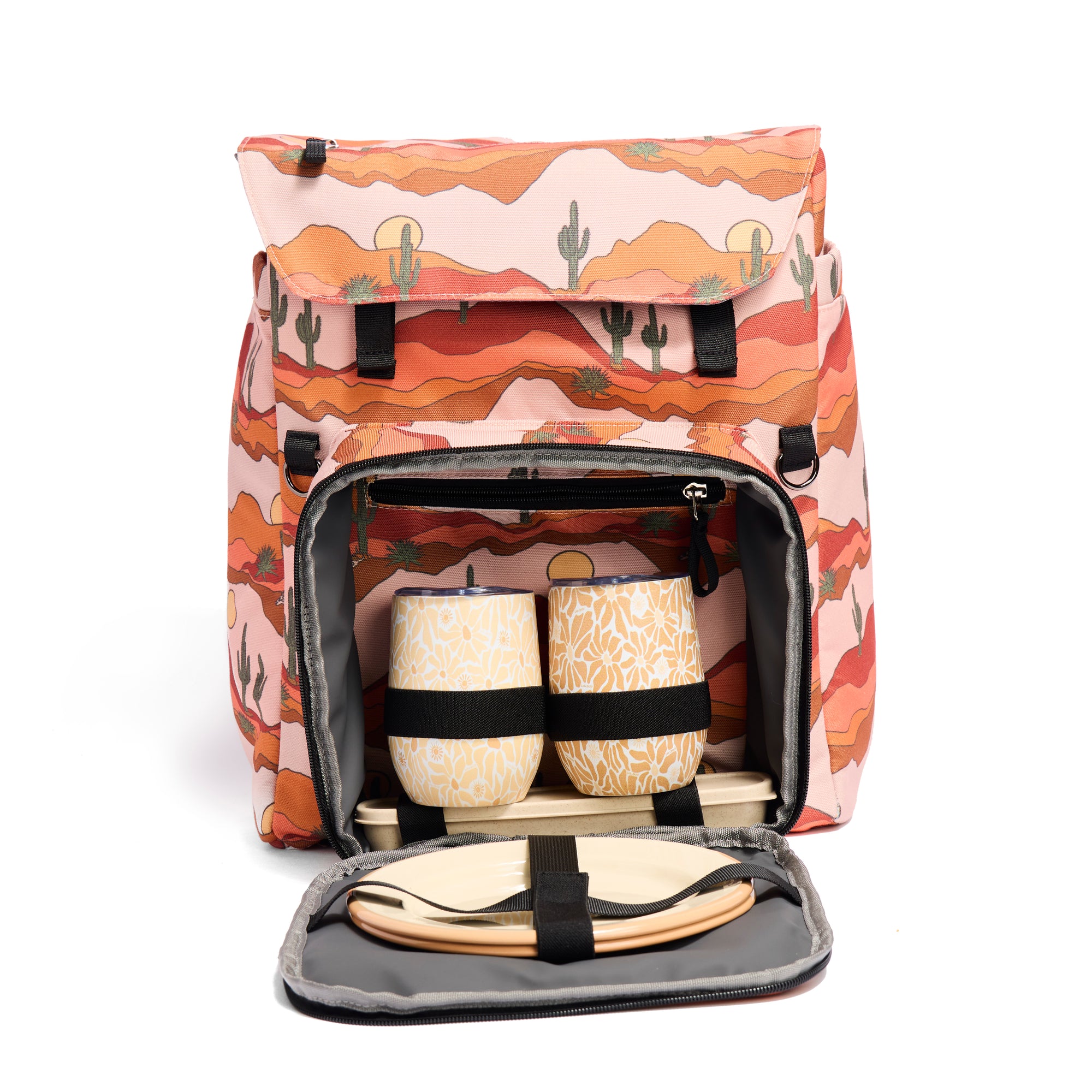 Luxe Picnic Backpack in Desert Daze