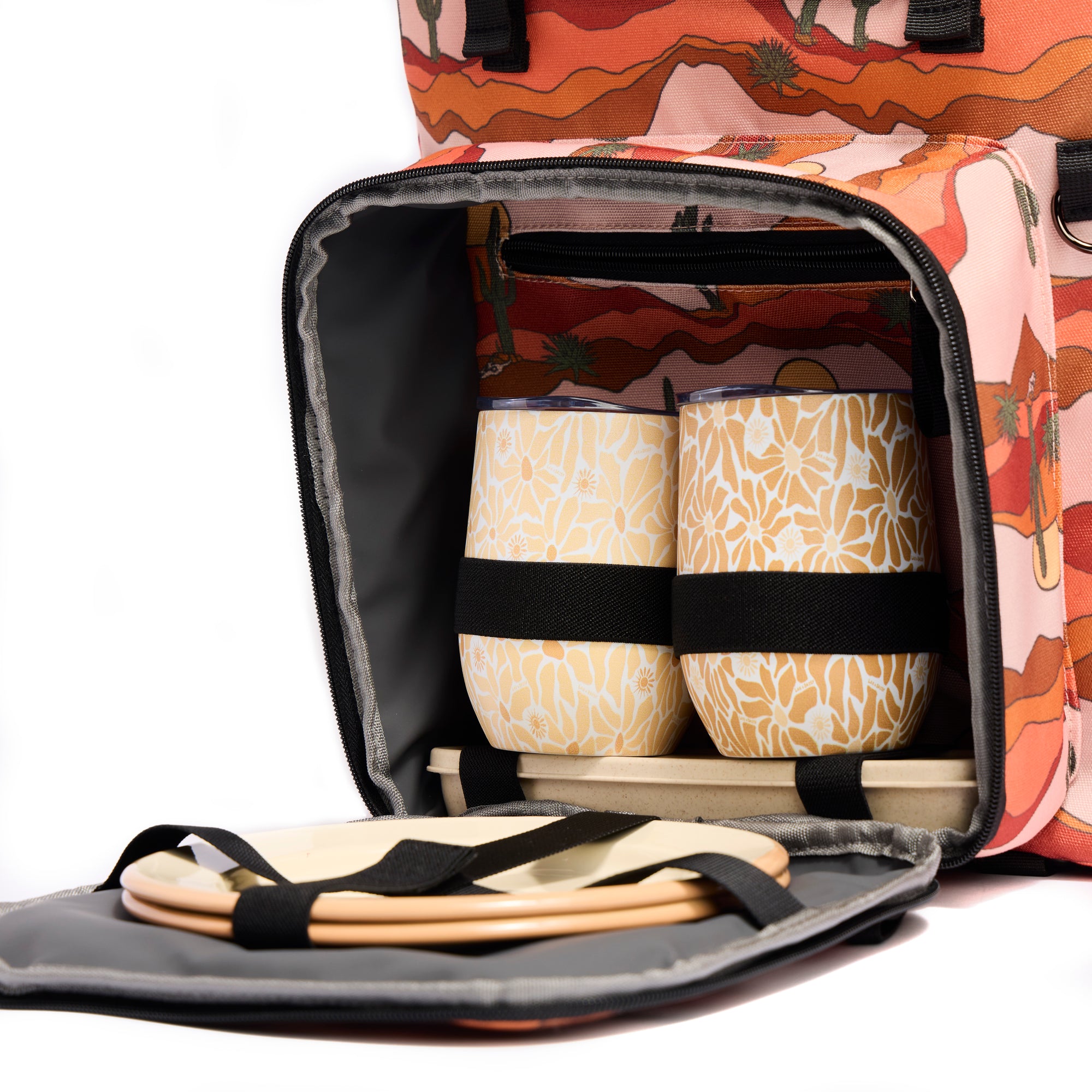 Luxe Picnic Backpack in Desert Daze