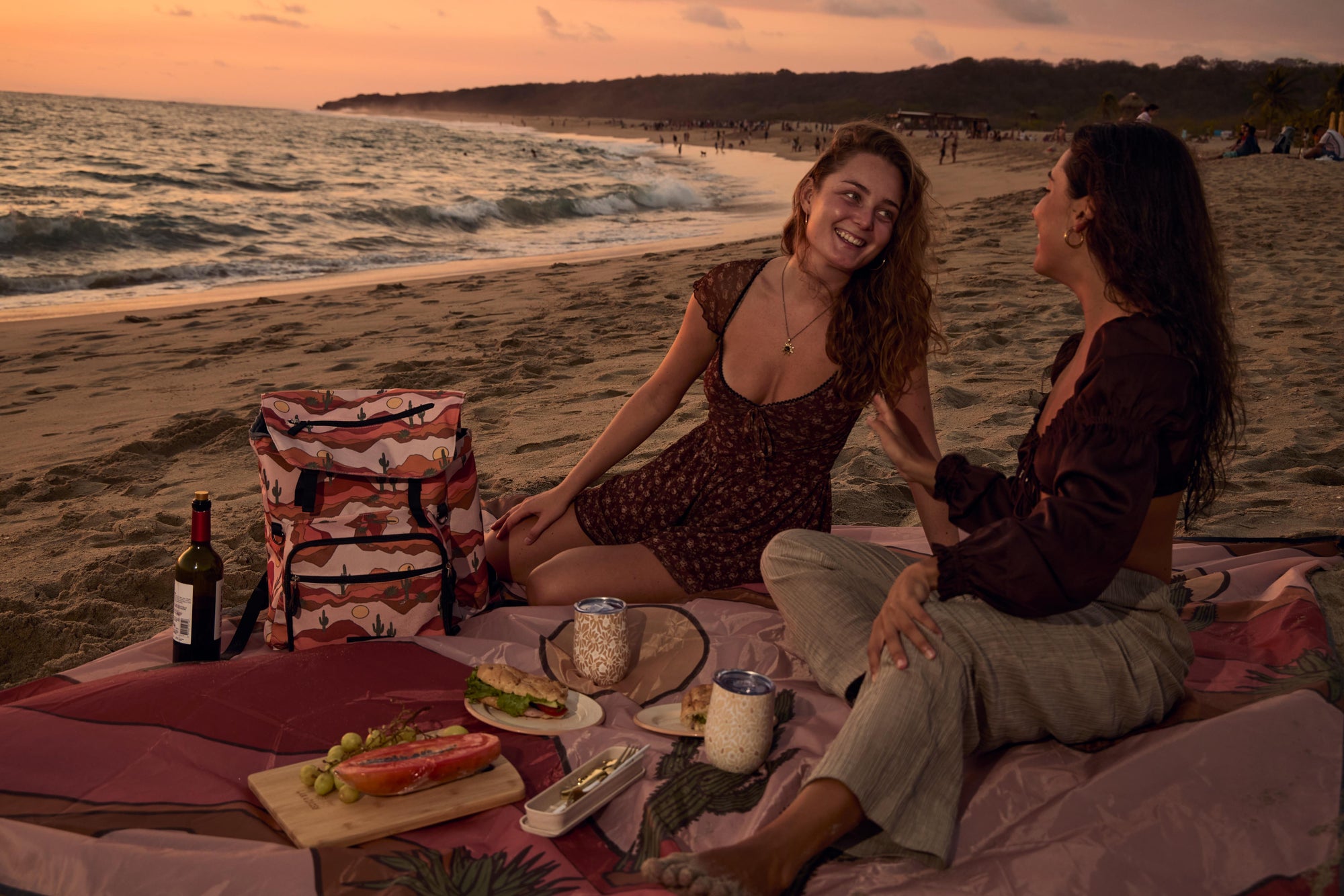 Luxe Picnic Backpack in Desert Daze