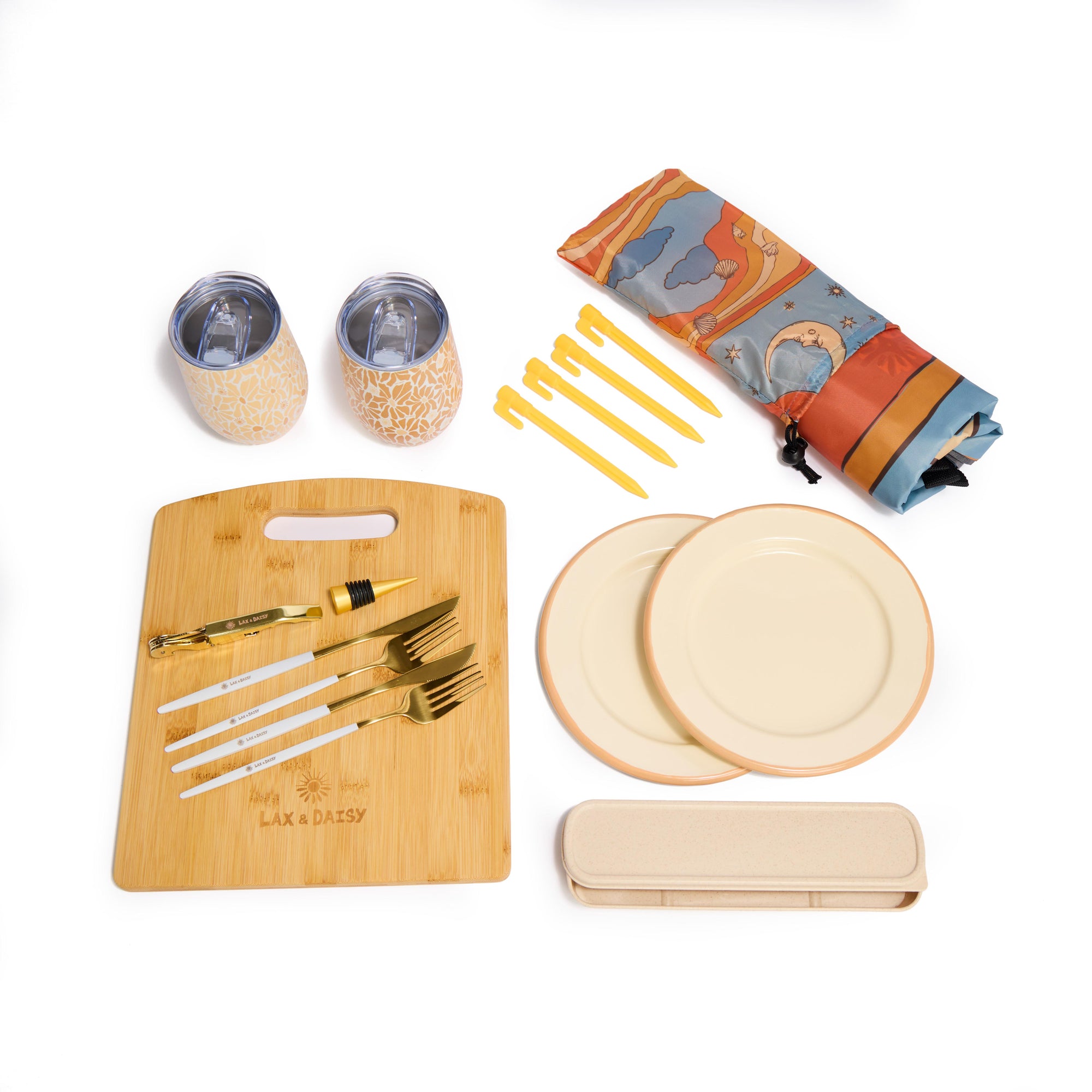 all in one picnic travel backpack plates cutlery set Backpack- Picnic All in One Pack Picnic Travel Backpack Plates Cutlery